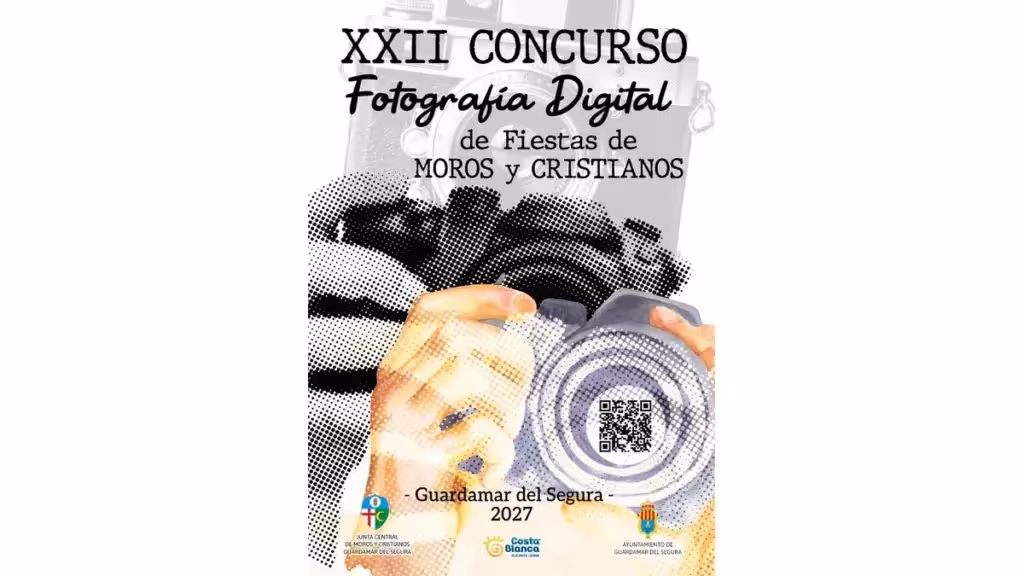 Cartel del XXII Concurso de Fotografía Digital de Moros y Cristianos de Guardamar del Segura, edición 2027